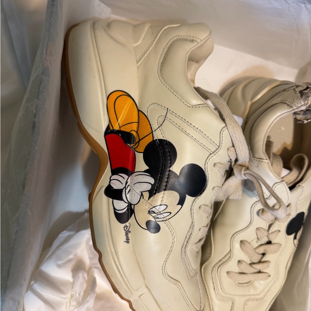 AS IS Gucci Disney Mickey Mouse Apollo Sneakers